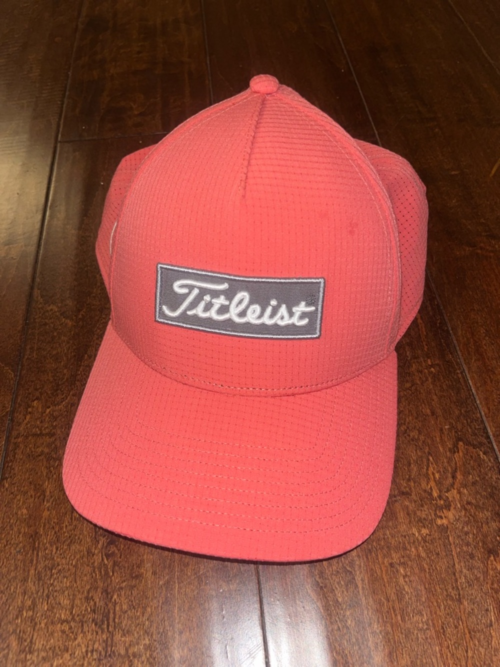Titleist Coral Pink Mesh-Back Golf Cap